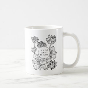 Advocaat - Ik zet de Lit in de rechtszaak Koffiemok