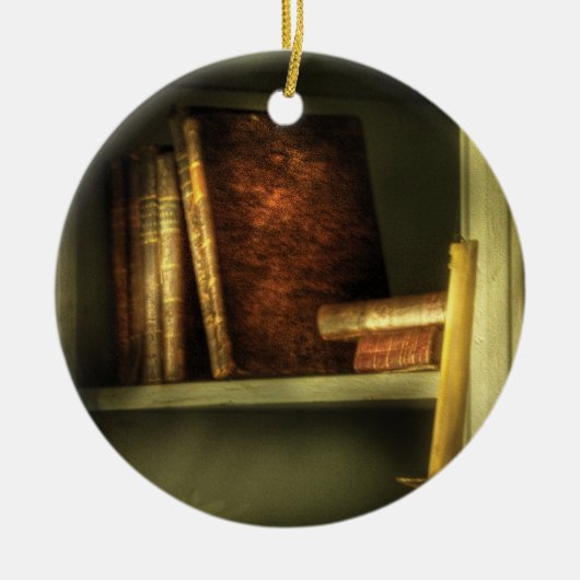 Advocaat - In de bibliotheek Keramisch Ornament (Voorkant)