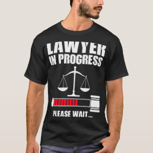 Advocaat in opleiding Rechtsschool Studentenrecht T-shirt