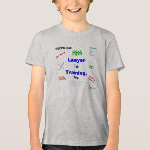 Advocaat in opleiding Tri-Blend shirt