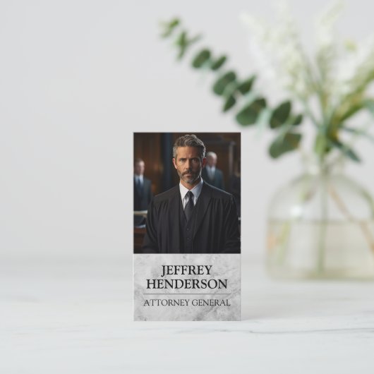 advocaat in rechte | Recht van Justitie Afsprakenkaartje (Staand voorkant)