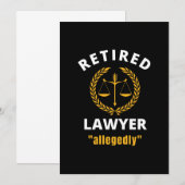 Advocaat in ruste (Voorkant / Achterkant)