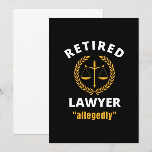 Advocaat in ruste (Voorkant / Achterkant)