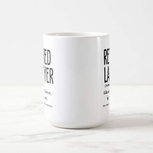 Advocaat in ruste koffiemok (Center)