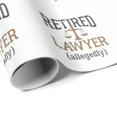 Advocaat in ruste Naar verluidt procureur Cadeaupapier (Rol Hoek)