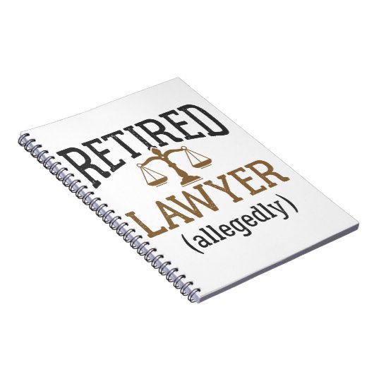 Advocaat in ruste Naar verluidt procureur Notitieboek (Rechterzijde)