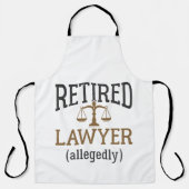 Advocaat in ruste Naar verluidt procureur Schort (Voorkant)