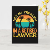 Advocaat in ruste niet meer mijn probleem kaart (Gele Bloem)