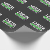 Advocaat in uitvoering Funny Law School Student Cadeaupapier (Hoek)