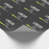 Advocaat in uitvoering Funny Law School Student Cadeaupapier (Hoek)