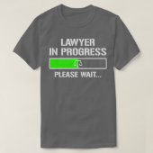 Advocaat in uitvoering Funny Law School Student Gi T-shirt (Design voorkant)