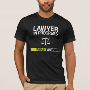 Advocaat in uitvoering Funny Law School Student T-shirt
