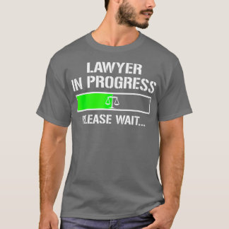 Advocaat in uitvoering Funny Law School Student T- T-shirt