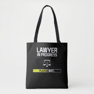 Advocaat in uitvoering Funny Law School Student Tote Bag
