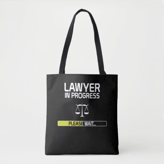Advocaat in uitvoering Funny Law School Student Tote Bag (Voorkant)