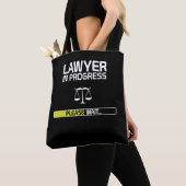 Advocaat in uitvoering Funny Law School Student Tote Bag (Dichtbij)