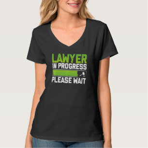 Advocaat in uitvoering Funny Law Student Attorney T-shirt