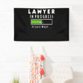 Advocaat in uitvoering T-shirt van wetenschapsscho Spandoek (Insitu)