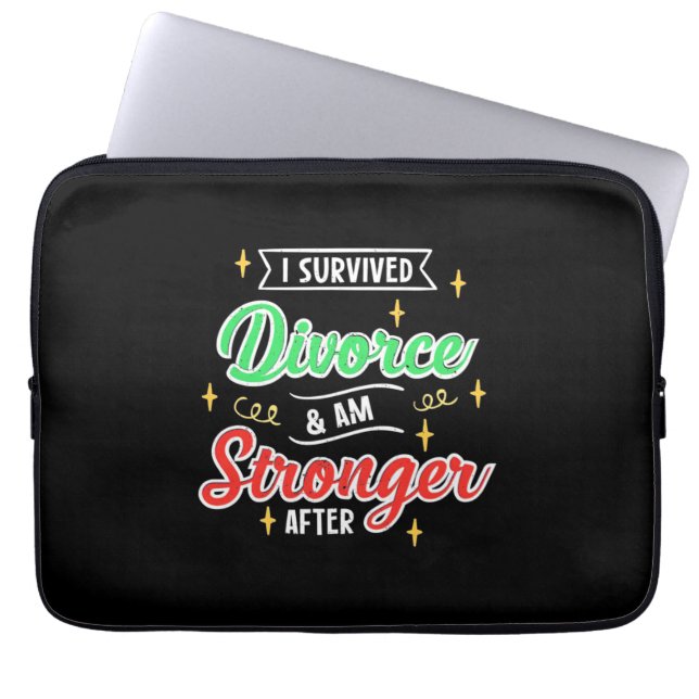 Advocaat is sterker na laptop sleeve (Voorkant)