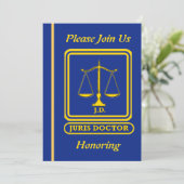 Advocaat J.D. Uitnodiging tot uittreding (Staand voorkant)