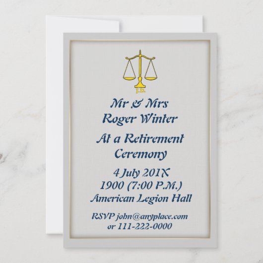 Advocaat J.D. Uitnodiging tot uittreding (Achterkant)