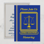 Advocaat J.D. Uitnodiging tot uittreding (Voorkant / Achterkant)