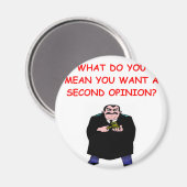 Advocaat Joke geschenken en T-shirts Magneet (Voorkant / Achterkant)