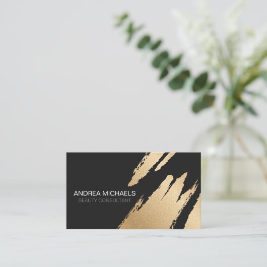 Advocaat Juridisch recht Bold Zwart Goud Visitekaartje (Staand voorkant)