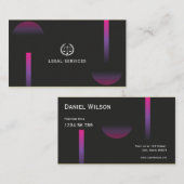 advocaat juridische diensten visitekaartje (Voorkant / Achterkant)