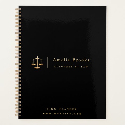 Advocaat Jurist Bedrijf Planner (Voorkant)