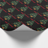 Advocaat Jurist Kerstboom Cadeaupapier (Hoek)