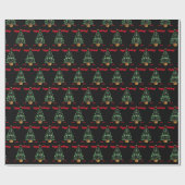 Advocaat Jurist Kerstboom Cadeaupapier (Vlak)