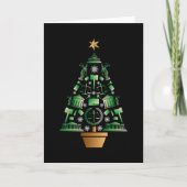 Advocaat Jurist Kerstboom Kaart (Voorkant)