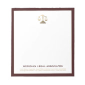 advocaat-jurist notitieblok (Voorkant)