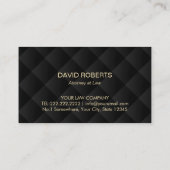 Advocaat Justitie Schaal Modern Roos Gold Visitekaartje (Achterkant)