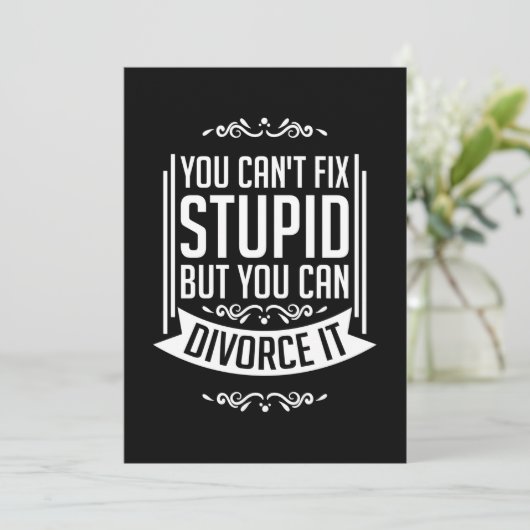 Advocaat Kan Het Scheid Kaart (Staand voorkant)