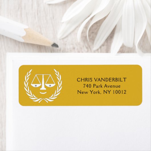 Advocaat Kantoor Etiket (Insitu)