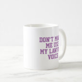 Advocaat Kantoor Gift Mok | Funny Quote Slogan (Voorkant rechts)
