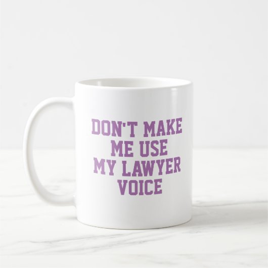 Advocaat Kantoor Gift Mok | Funny Quote Slogan (Links)