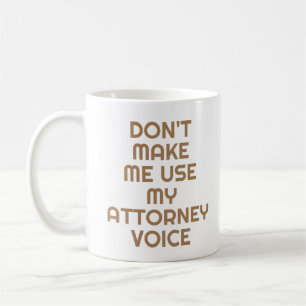 Advocaat Kantoor Gift Mok Grappig Quote Slogan gou