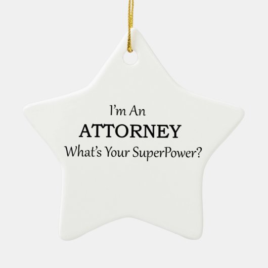 advocaat keramisch ornament (Voorkant)