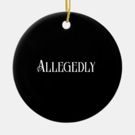 Advocaat Keramisch Ornament