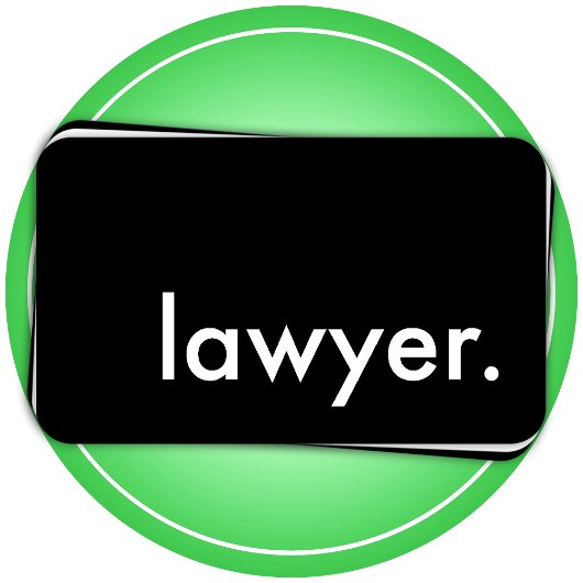 Advocaat. (kleur aanpasbaar) visitekaartje