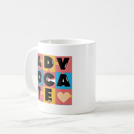 advocaat koffiemok (Voorkant links)