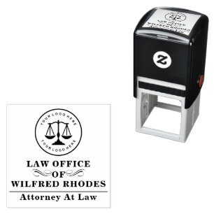 advocaat Law Kantoor Black Zelfinktende Stempel