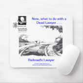 Advocaat Lawyer™ Railroad's advocaat Mousepad Muismat (Met muis)