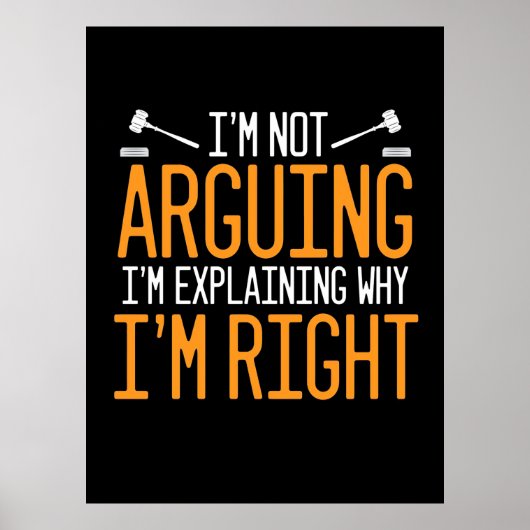 Advocaat legt uit waarom ik gelijk heb poster (Voorkant)