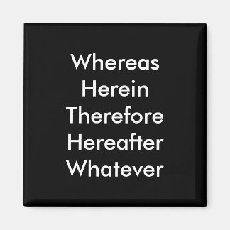 Advocaat magneet: Terwijl... Magneet