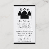 Advocaat Mediator Mediator Wettelijke Kantoor Visitekaartje (Achterkant)