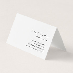Advocaat Minimalistisch Klassiek Professioneel Visitekaartje